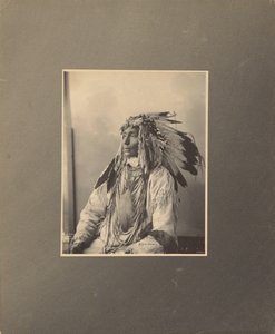 Dood gevlekt paard, Assiniboines door Adolph F. Muhr