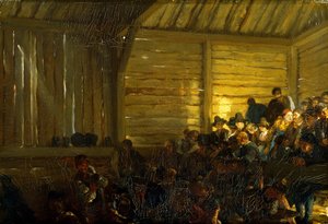 Boerentheater in de Tirol, 1859