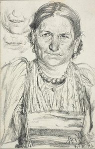 Portret van een Boerin