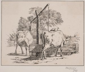 De kip en de koe door Johan Adolph Kittendorff