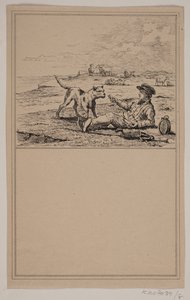 De herder en de hond. Nr. 7 in Chr. Winther en M. Rørbye, "25 Afbeeldingen voor kleine kinderen"