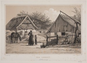 Op het platteland door Johan Adolph Kittendorff