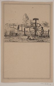 De touwslager. Nr. 5 in Chr. Winther en M. Rørbye, "25 Afbeeldingen voor kleine kinderen" door Johan Adolph Kittendorff