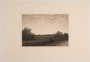 Zomeravond bij Rødovre door Adolph Larsen