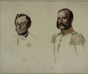 Hofraad E. Dohme, Hofraad Schulz. Studie over het schilderij „De kroning van Wilhelm I in Königsberg”