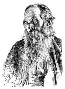 Studie van een Jood door Adolph Menzel