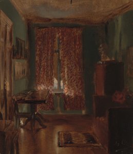 De zitkamer van de kunstenaar in Ritterstrasse
