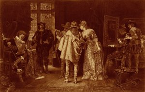 Kenners in het atelier van Rembrandt, illustratie uit 