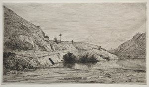 Oevers van de Rhône, 1865