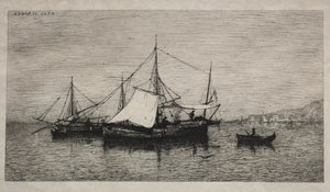 Boten van Cabotage Kusten van Italië door Adolphe Appian
