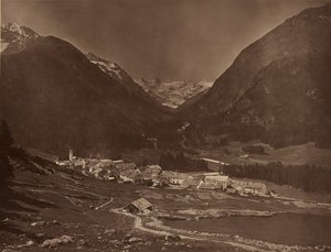 Pontresina door Adolphe Braun