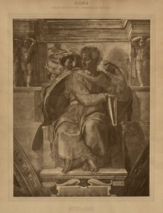 Rome - Vaticaanpaleis - Sixtijnse Kapel, Michelangelo door Adolphe Braun