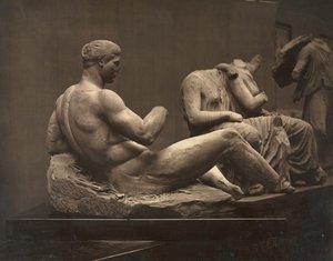 Beelden van het Parthenon, British Museum, ca. 1870s