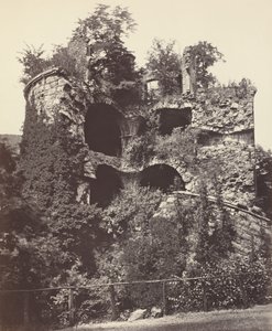 De opgeblazen toren, kasteel van Heidelberg door Adolphe Braun