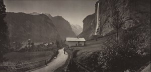 Vallei van Lauterbrunnen, Zwitserland (uit het album Charbons de Braun- vues prises avec l