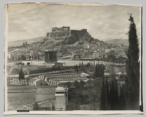 Uitzicht op de Akropolis
