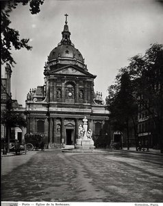 Kerk van de Sorbonne gebouwd door Jacques Lemercier (ca. 1585-1654) in 1635-53