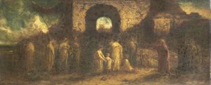  door Adolphe Joseph Thomas Monticelli
