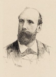 Portret van de componist Gaston Salvayre 1847-1916 door Adolphe Lalauze