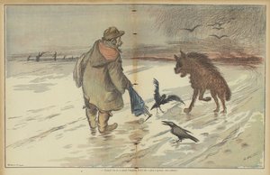 Illustratie voor Le Rire door Adolphe Leon Willette