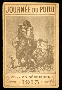 "Journee Du Poilu" door Adolphe Leon Willette
