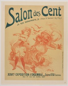 [Salon des Cent. April 1897] door Adolphe Leon Willette