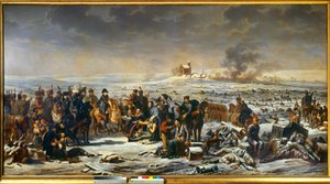 Campagne van Pruisen en Polen (1806-1807) Napoleon I (1769-1821) op het slagveld van Eylau 9/02/1807