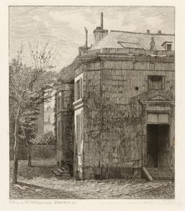 Rue de la Victoire (70). Hôtel Bonaparte door Adolphe Théodore Jules Martial Potémont