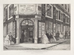 Zetel van de Vereniging van Etsers door Adolphe Théodore Jules Martial Potémont