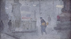 Studie voor basis van standbeelden, Albert Square, c.1910