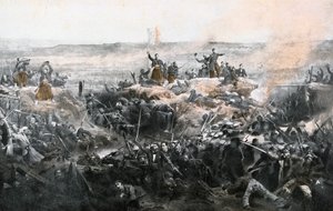 Inname van Malakoff door het Franse Leger door Adolphe Yvon