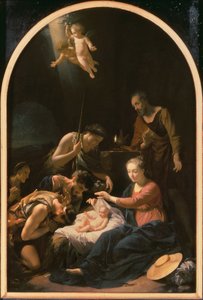 Aanbidding van de Herders, 1703 door Adriaan van der Werff