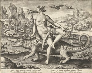 Afrika door Adriaen Collaert