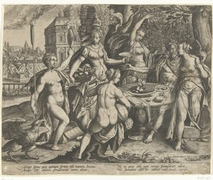 Allegorie van de vijf zintuigen