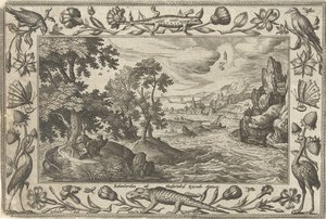 Apostel Johannes op Patmos