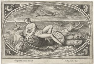 Galatea door Adriaen Collaert