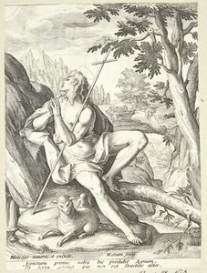 Johannes de Doper in de woestijn