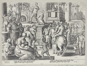 De onthoofding van St. Jacobus door Adriaen Collaert