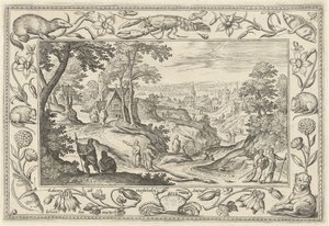 Uitzending van de apostelen door Adriaen Collaert