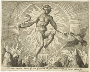 Vuur door Adriaen Collaert