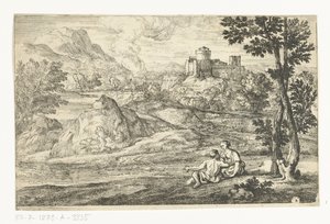 Landschap met kasteel