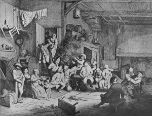 Dans in een taverne, 1652
