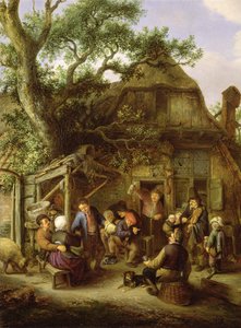 Blije boeren (detail)