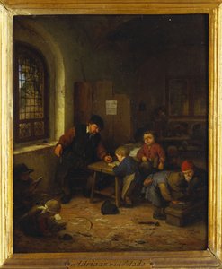Interieur van een Klaslokaal, 1666
