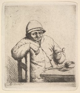 Boer met een pijp