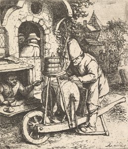 De Slijper door Adriaen Jansz. van Ostade