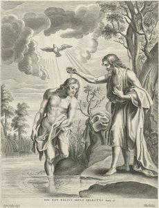 Doop van Christus door Adriaen Lommelin