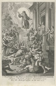 H. Franciscus van Paola geneest de zieken