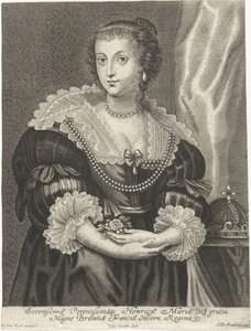 Portret van Henrietta Maria, echtgenote van Karel I van Engeland