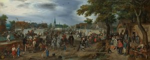Prinsen Maurits en Frederik Hendrik op de Valkenburgse paardenmarkt